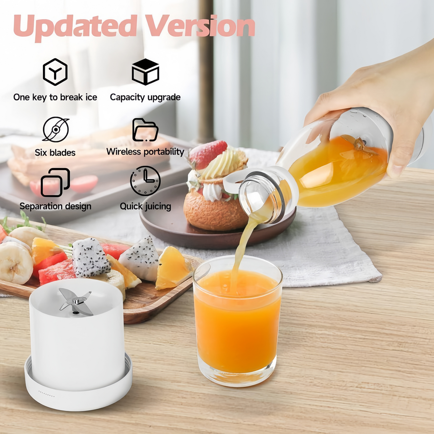 Mini portable juicer