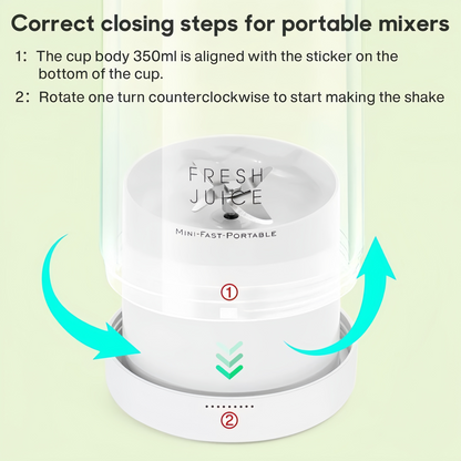Mini portable juicer