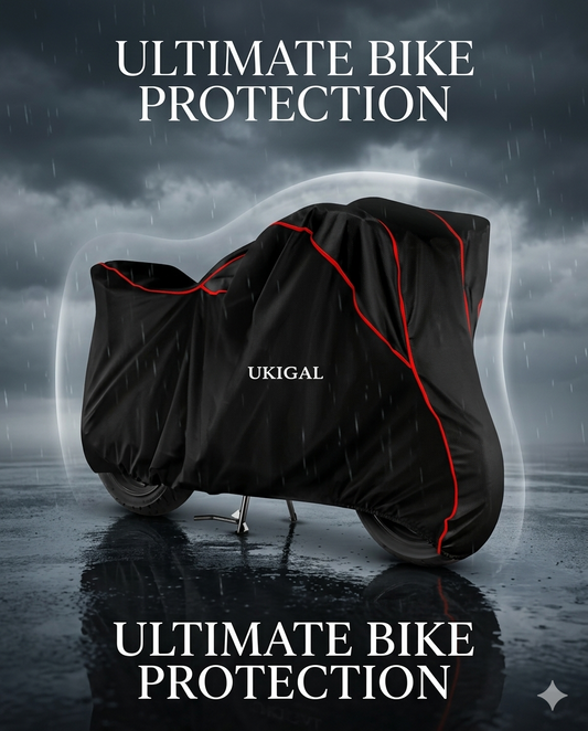 Waterproof Bike Cover for Motorcycle | Dustproof UV Protection Scooter Cover | All Weather Outdoor Motorcycle Cover | Rain & Sun Protection Cover