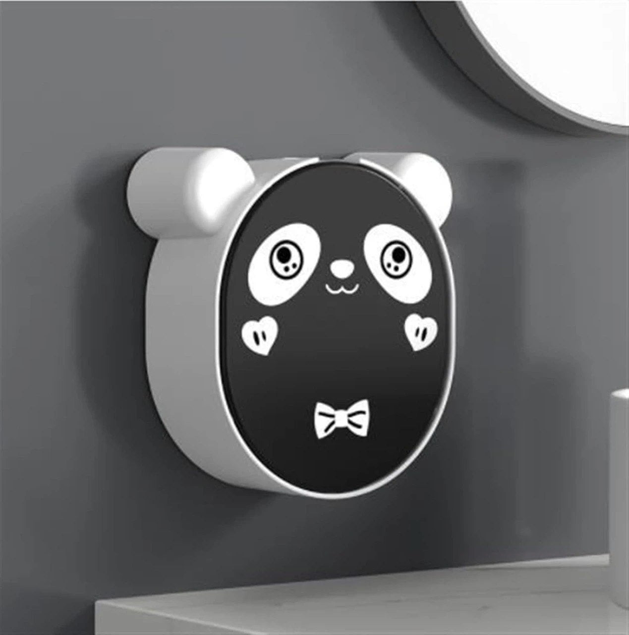 Teady Soap Box — Panda Wall-Mounted Soap Dish | Hole-Free Installation | Bathroom Organizer