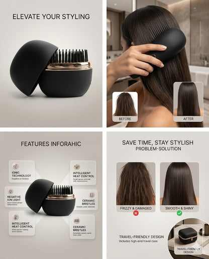 Mini hair straightener